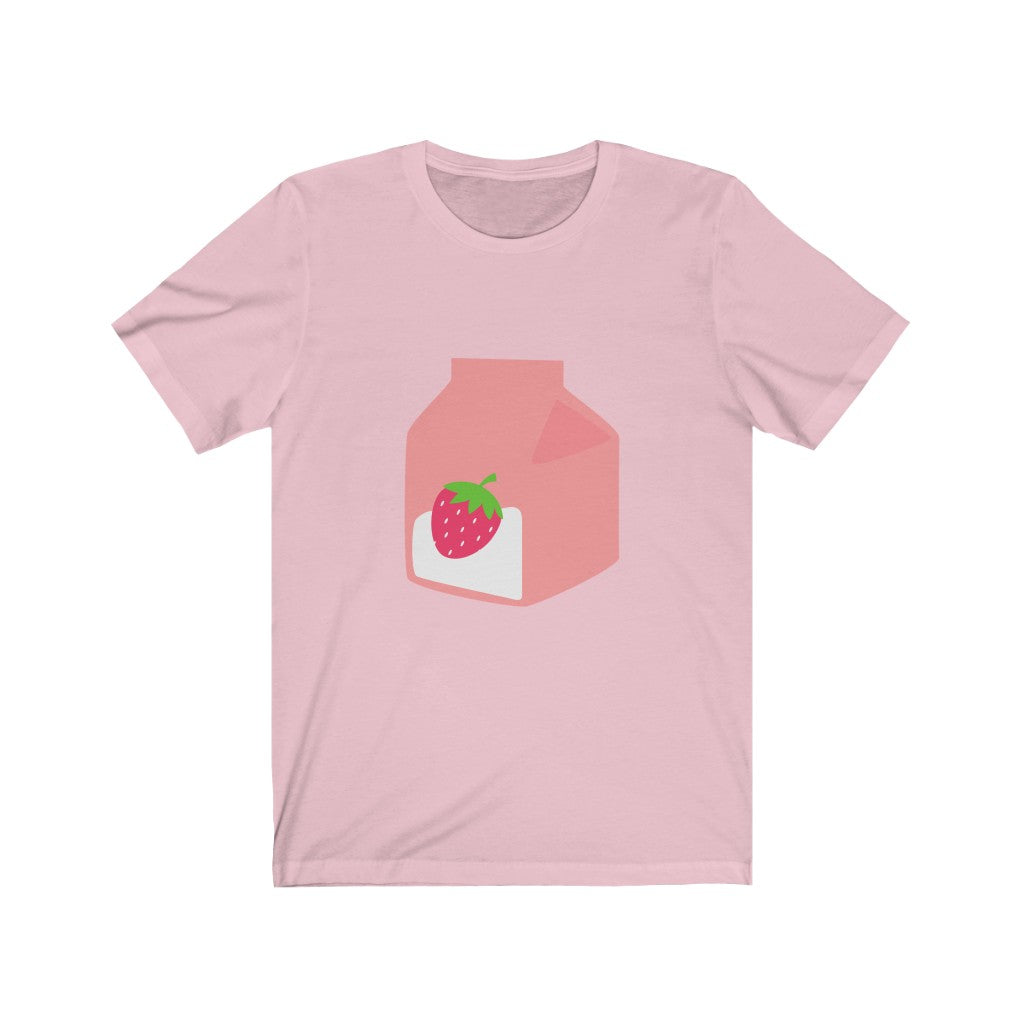 Strawberry Milk Basic T-shirt - Lunar Velvet