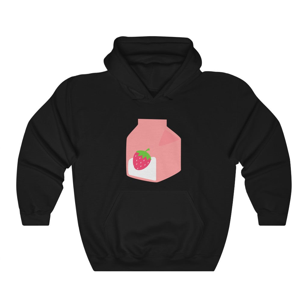 Strawberry Milk Hoodie - Lunar Velvet